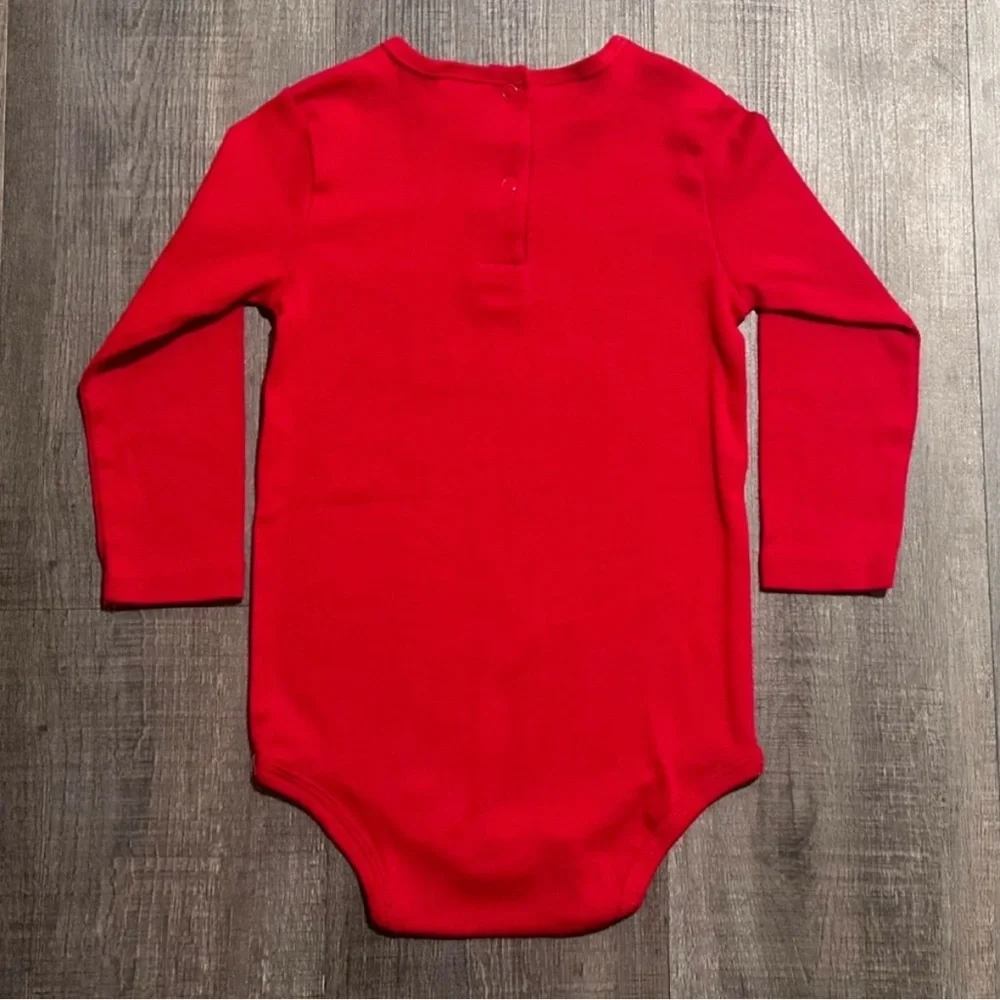 💞 New Baby & Toddler Boy Size 24 Months Santa Christmas Holiday Onesie Bodysuit